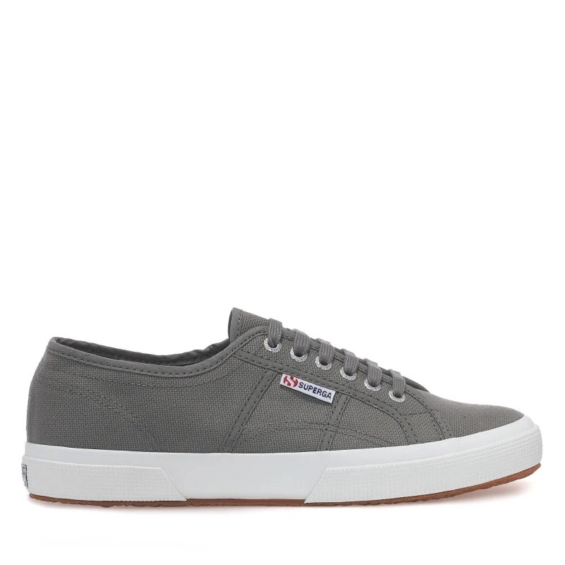 Image of Superga Womens 2750 Cotu Classic Lace Up Canvas Shoes Trainers - UK 3 Grey female GDE2631GSA3