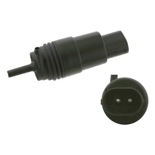 Image of Windscreen Washer Pump Water Pump window headlight cleaning 27443 Febi Bilstein