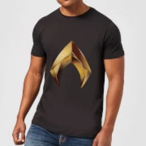 Image of Aquaman Symbol Mens T-Shirt - Black