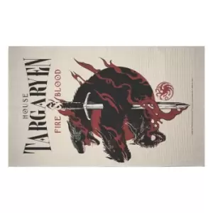 Image of Decorsome x Game of Thrones Targaryen Woven Rug - Small
