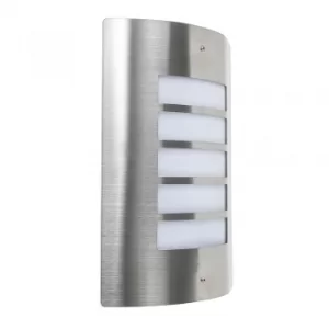 Image of 'Medlock' IP44 LED Outdoor Bulkhead Wall Light, Stainless S