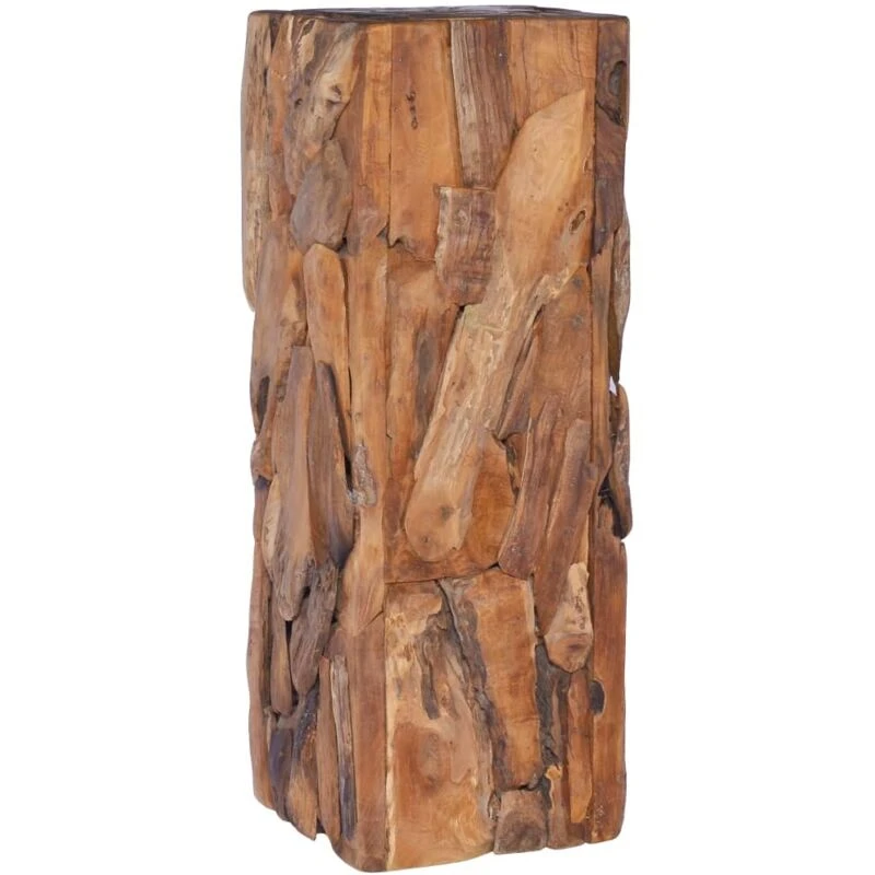 Image of VIDAXL Side Table 30x30x80cm Solid Teak Wood Vidaxl 8719883911021