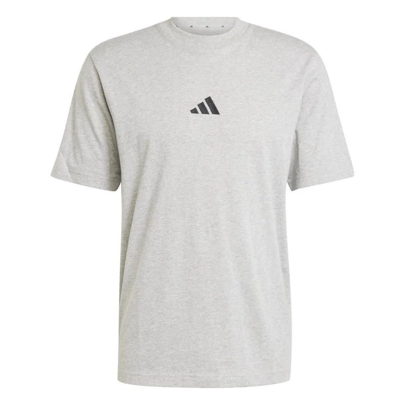 Image of adidas Essentials Single Jersey Logo T-Shirt Mens - Grey Grey XL