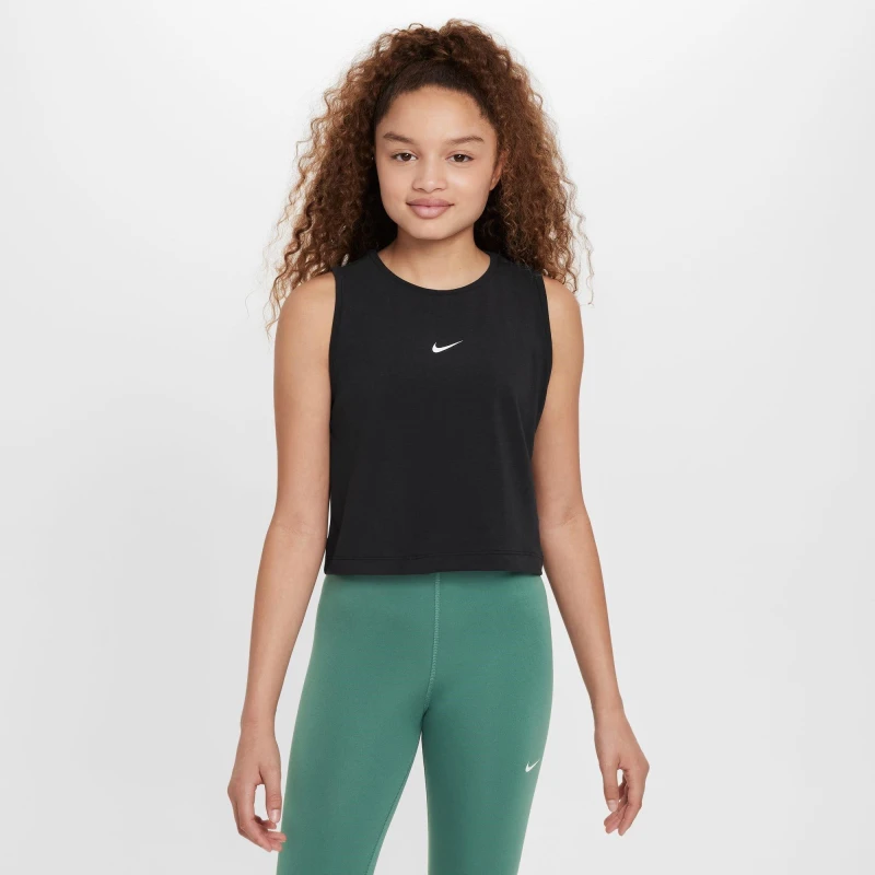 Image of Nike Pro Tank Juniors Black female 9-10 (M)