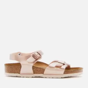 Image of Birkenstock Rio Kids Sandals - Electric Metallic Copper - UK 9 Kids