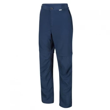 Image of Regatta Blue 'Leesville II' Zip-Off Trousers - Long Leg - 30