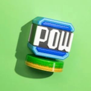 Image of Super Mario Pow Block Icon Light