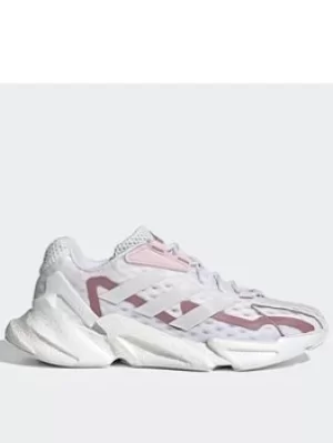 Image of adidas X9000l4 Heat.rdy Shoes, White/Purple, Size 9, Women