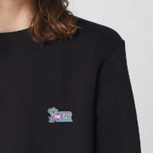 Image of DC The Joker Unisex Embroidered Sweatshirt - Navy - XXL
