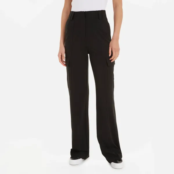 Image of Calvin Klein Jeans Milano Wide Leg Jersey Cargo Pants - XS