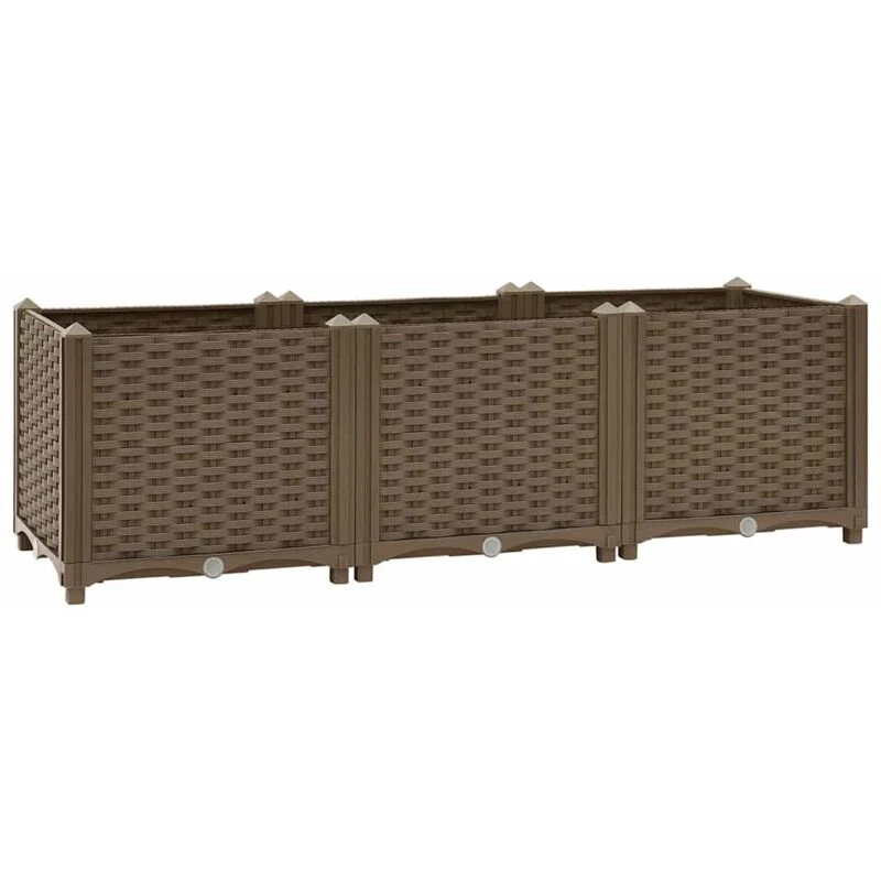 Image of VIDAXL Raised Bed 120x40x38cm Polypropylene Vidaxl 8720286493106