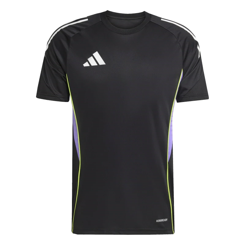 Image of adidas Tiro 25 Competition Training T-Shirt Mens Black/Purple male S