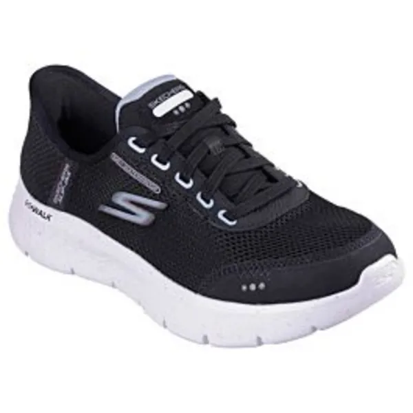 Image of Skechers Womens Go Walk Slip Ins Hands Free Flex Clear Creek Waterproof Trainers - UK 7 Black female PS4279BMV7