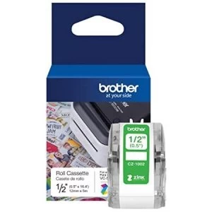 Image of Brother CZ-1002 Label Tape (2mm x 5m)