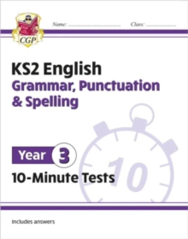 Image of KS2 Year 3 English 10-Minute Tests: Grammar, Punctuation & Spelling Paperback / softback