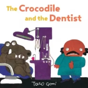 Image of crocodile and the dentist illustrated book for children and adults humor c