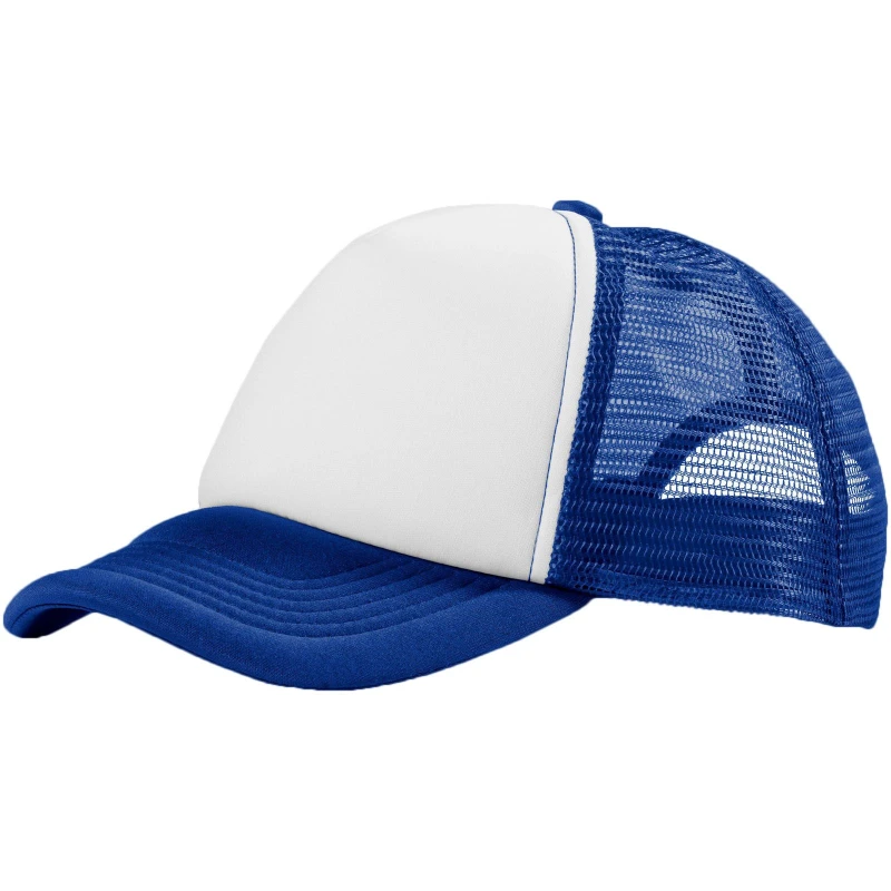 Image of Bullet Mens Trucker 5 Panel Cap in Mid Blue Mid Blue Male One Size
