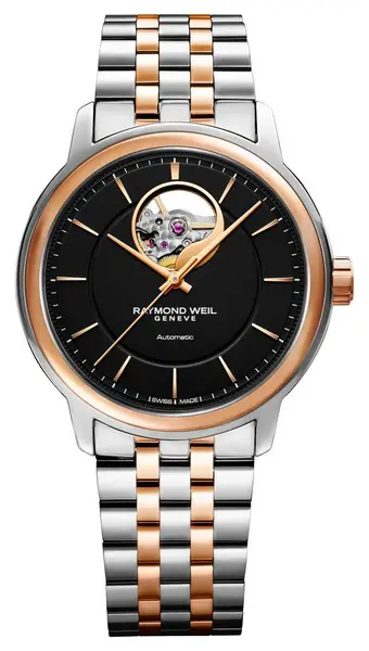 Image of Raymond Weil 2227-SP5-20021 Maestro Mens Dual Tone Black Watch