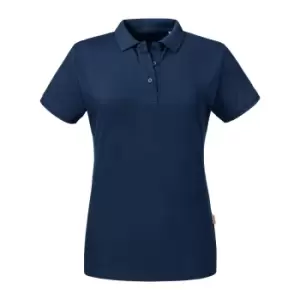 Image of Russell Womens/Ladies Pure Organic Polo (XL) (French Navy)