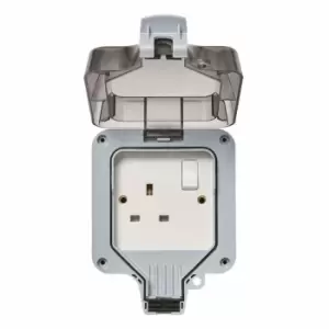 Image of Zinc 1 Gang IP66 13A Socket