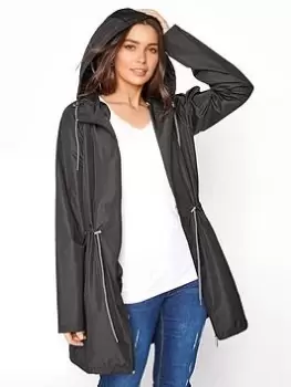 Image of Long Tall Sally Pocket Parka - Black, Size 12, Women