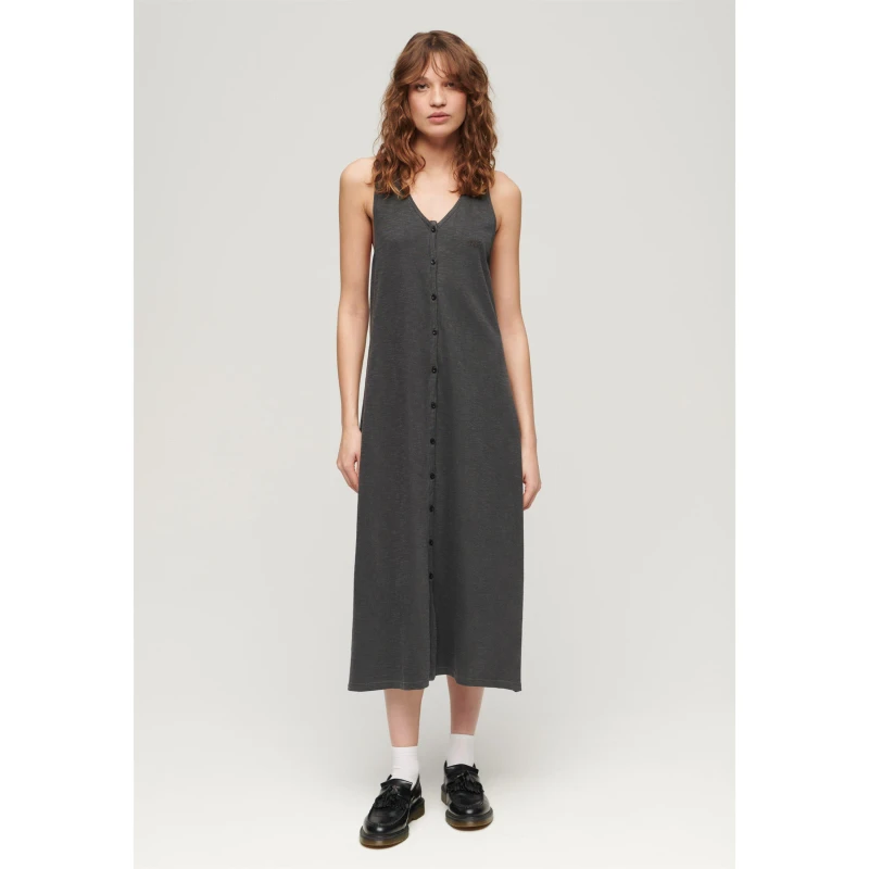 Image of Cotton Beach Midi Dress in Jersey