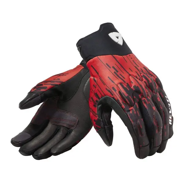 Image of REV'IT! Spectrum Gloves Black Neon Red Size S