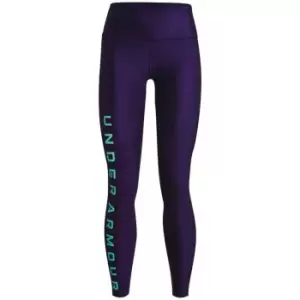 Image of Under Armour Armour Heat Gear Armour Branded Leggings - Grey