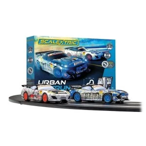 Image of Urban Outrun (Zombie v Spartan) Scalextric 1:32 Standard Analogue UK Plug Set