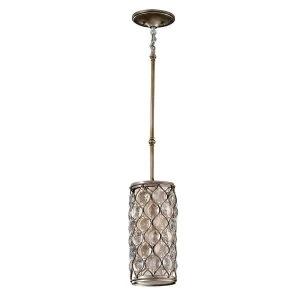 Image of 1 Light Ceiling Mini Pendant Polished Silver, E27