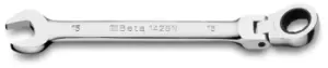 Image of Beta Tools 142 SN11 Swivel End Ratchet Combination Wrench 11 x 11mm 001420211