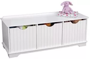 Image of KidKraft Nantucket Storage Bench White