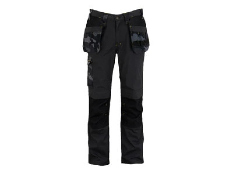 Image of Stanley STW40057-204 Dixon Slim Fit Trousers BlackCamo Waist 32" Leg R STW40057-204