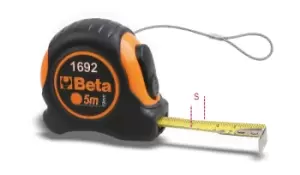 Image of Beta Tools 1692HS H-Safe Tethered Measuring Tape 5M ABS Casing 016924055