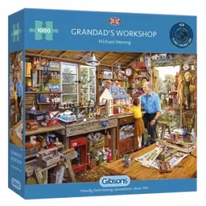 Image of Gibsons Swanning Along 1000 Piece Jigsaw Puzzle Vinyl
