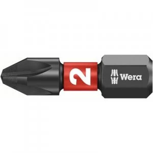 Image of Wera 851/1 IMP DC Philips bit PH 2 Tool steel DLC coated, alloyed D 6.3