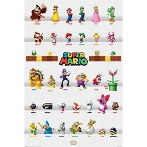 Image of Super Mario Poster Character Parade 278