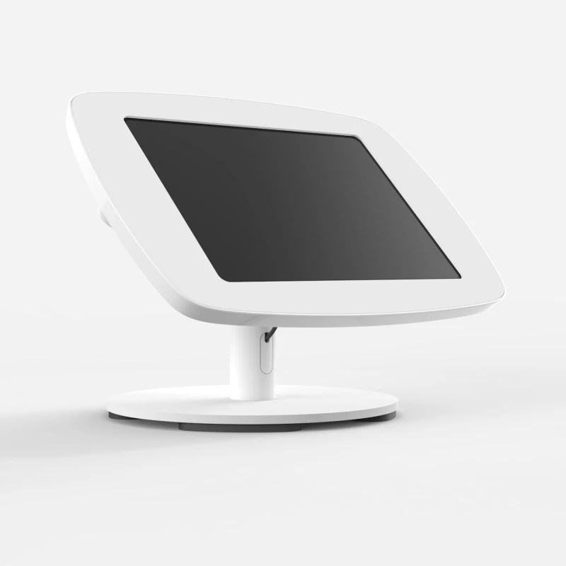 Image of Bouncepad Original Twist-Mini + Counter Base Apple iPad Pro 2nd Gen 10.5 (2017) / iPad Air 3rd Gen (2019) White Exposed Front Camera a