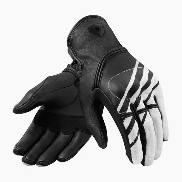 Image of REV'IT! Gloves Redhill Black White Size XL
