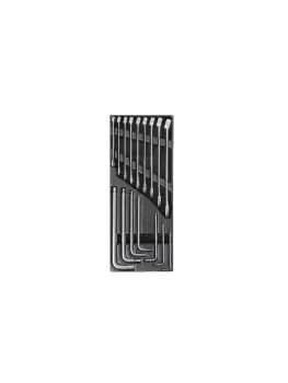 Image of Beta Tools T23 16pc Stainless Steel Hex Key/Wrench Set Hard Tray for Roller Cab