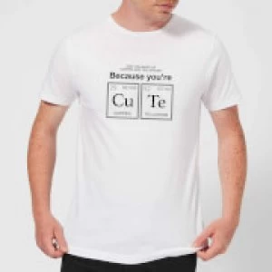 Image of You're CU TE T-Shirt - White - 5XL