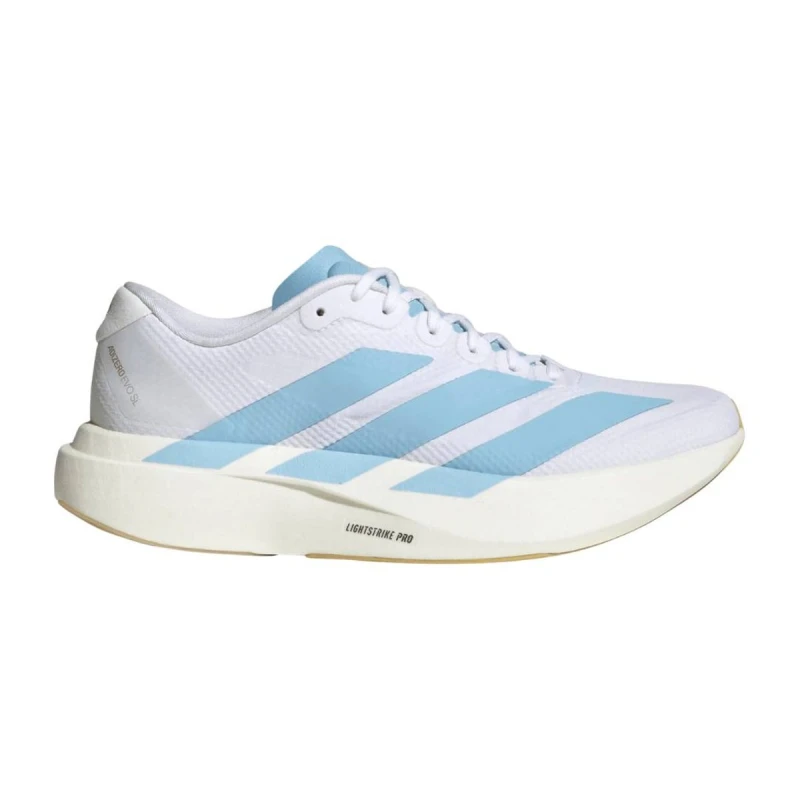Image of Adidas Adizero Evo SL Woven Shoes White Blue SS26 Women, Size UK 7