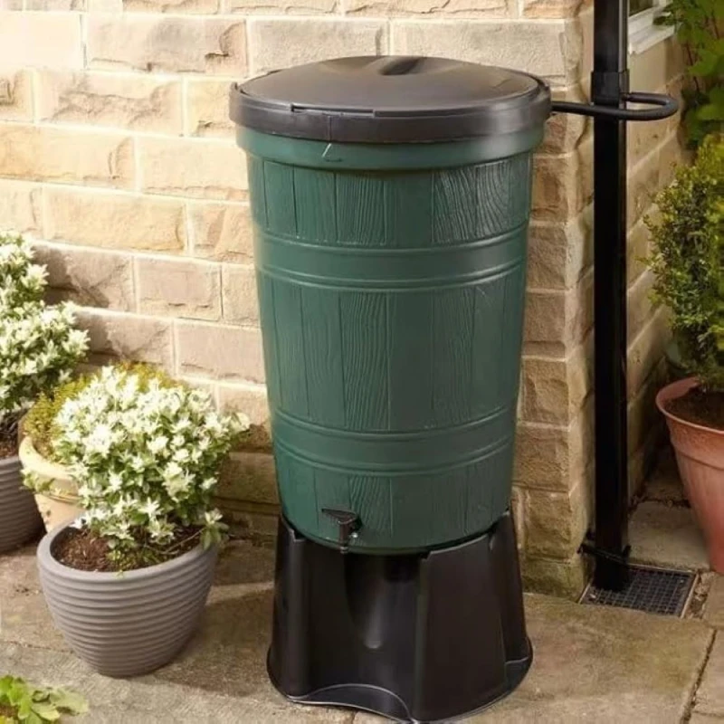 Image of Straight 200L Garden Lake Water Butt Kit WBT200BUTTK