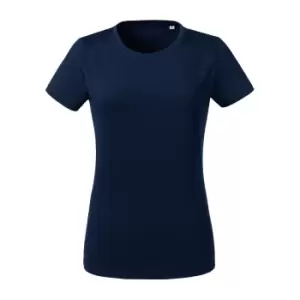 Image of Russell Womens/Ladies Heavyweight Short-Sleeved T-Shirt (XXL) (French Navy)