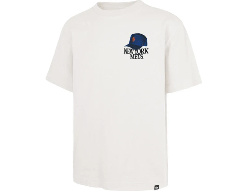 Image of '47 Brand Mlb New York Mets In The Paper Foundation T-Shirt Sandstone L