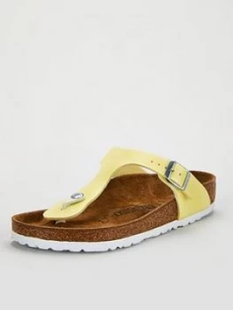 Image of Birkenstock Gizeh Toe Post Vegan Flip Flop - Vanilla, Vanilla, Size 8, Women