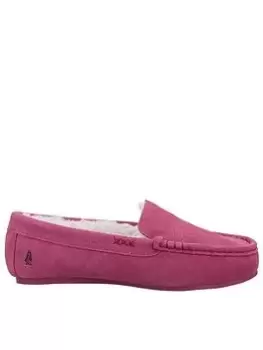 Image of Hush Puppies ANNIE MOCASSIN SLIPPERS - Pink, Size 4, Women