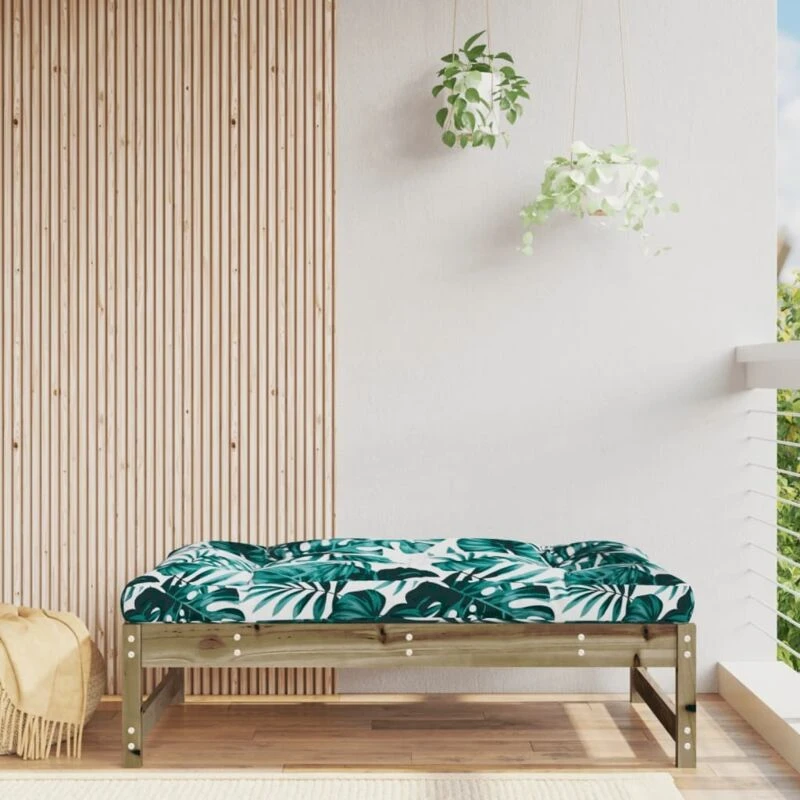 Image of VIDAXL Garden Footstool 120x80cm Impregnated Wood Pine Vidaxl 8720845803186
