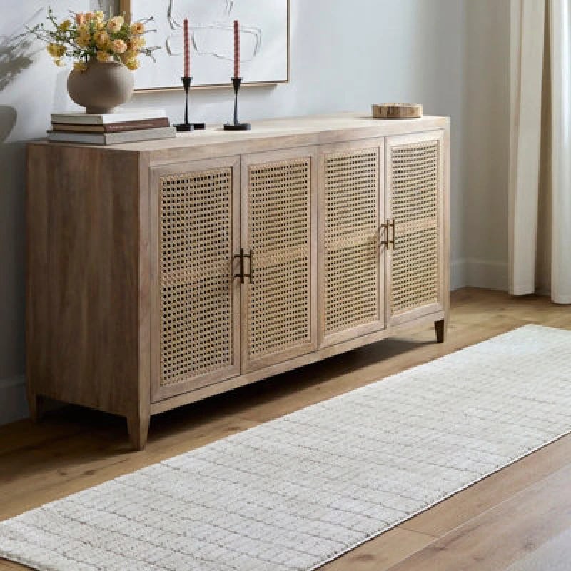 Image of Cascade Our Pnw Home x LivablissScandi High Pile Ivory Runner Rug (80 x 220 cm) PNWCS2307-2773