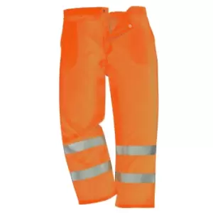 Image of Yoko Unisex Work Hi-Vis Trousers (44/R UK) (Orange)
